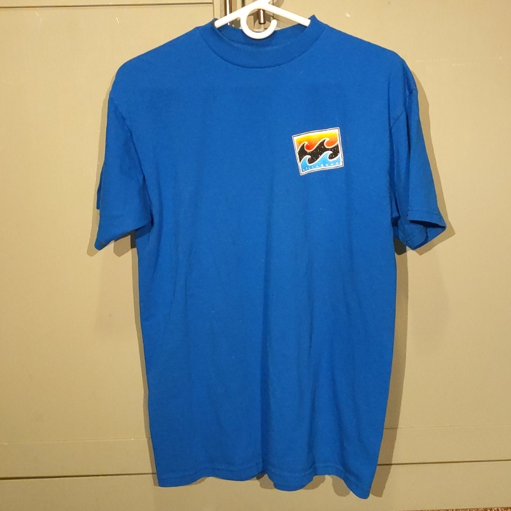 Billabong blue surfing t-shirt great condition